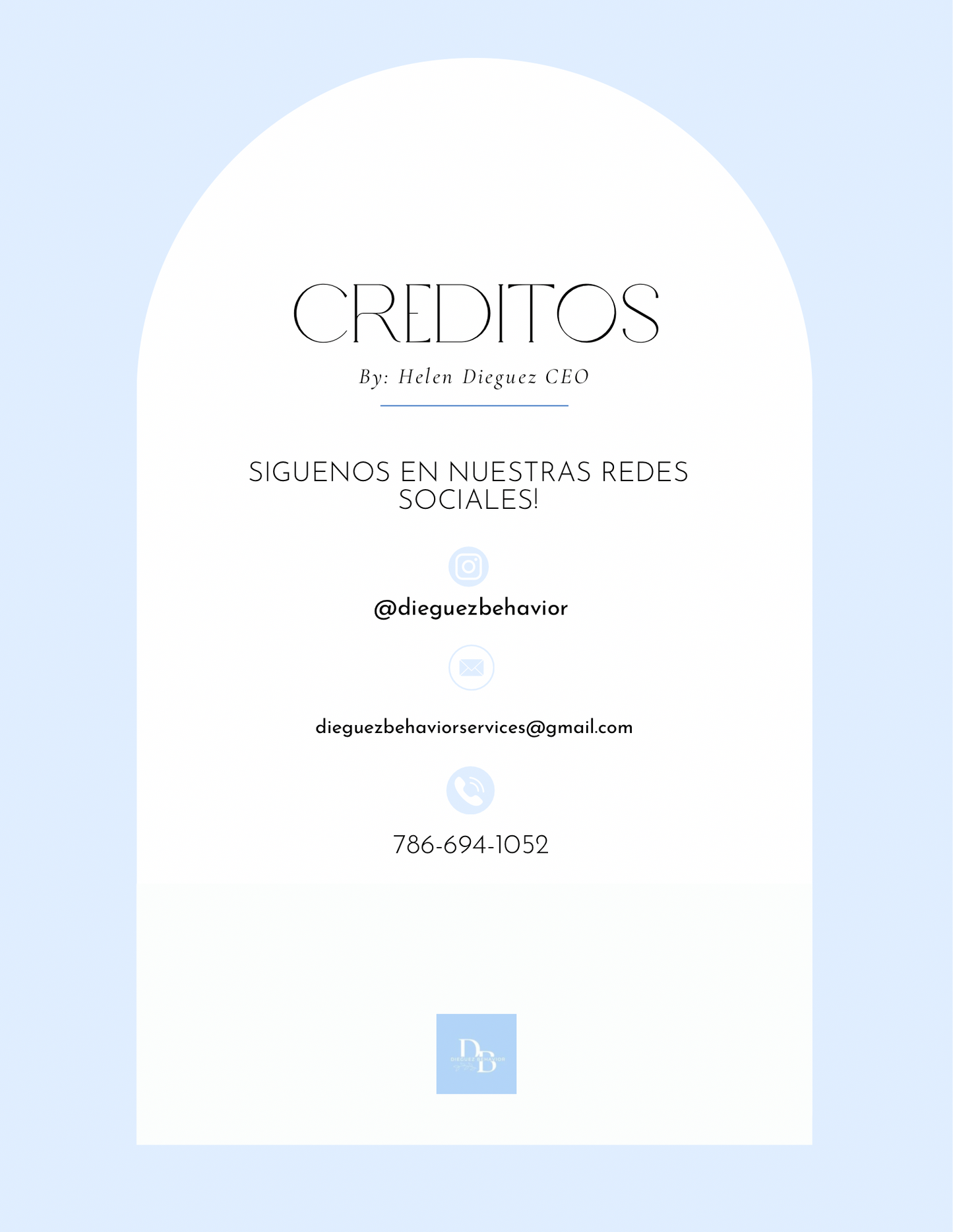 Guía de servicios Dieguez Behavior
