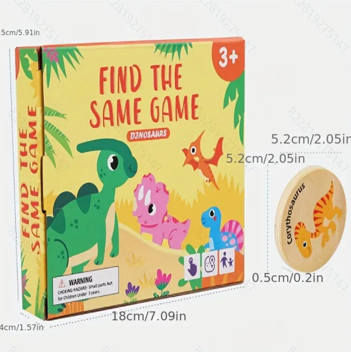 Dinosaurs matching game