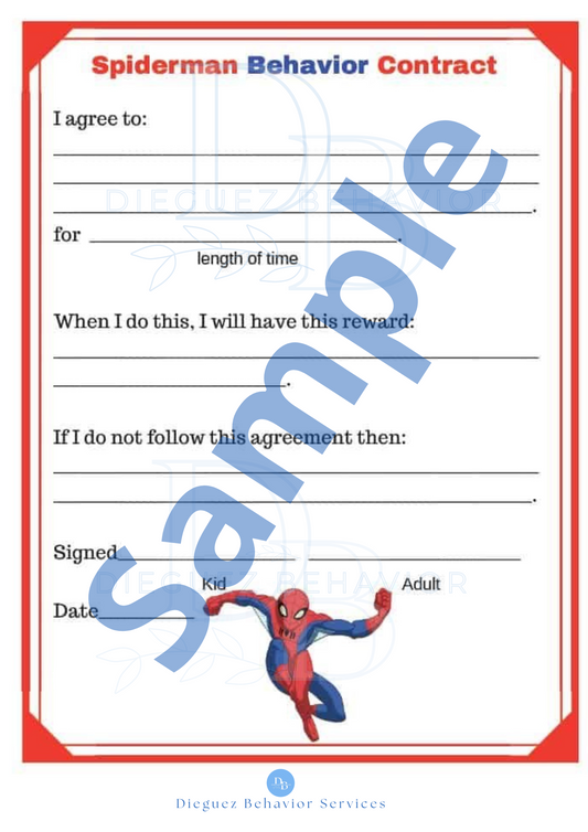 Behavioral Contract (Spiderman)