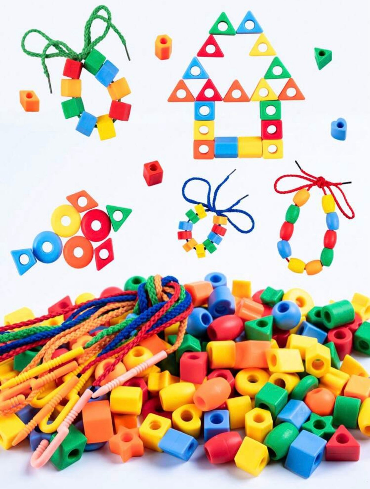 Geometric beads 25pcs